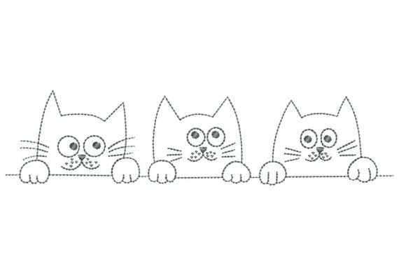 3 Cats: A Seasonal Embroidery Gem for Holiday Crafters