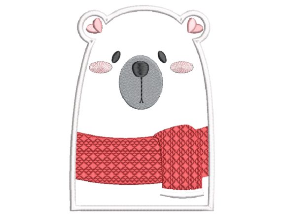 Bear with Scarf Applique: An Etsy Seller Review