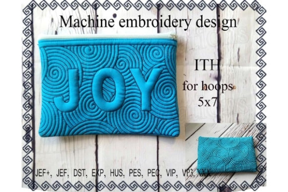 Cosmetic Bag in the Hoop - Joy: A Designer Review