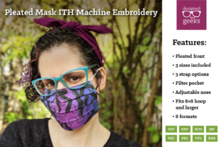 In the Hoop Pleated Face Mask Design Review