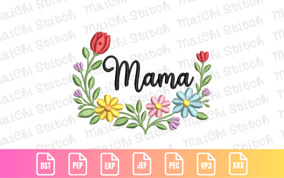 Mama Floral Wreath Mother s Day