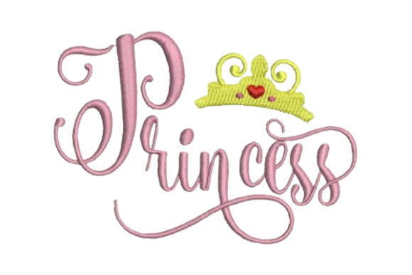 Princess Embroidery Design: A Seasonal Charm for Holiday Crafts