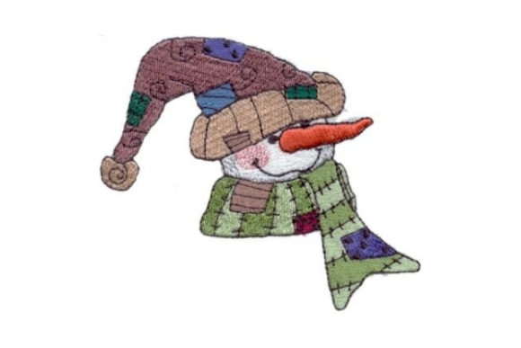 Snowman Scrappy: A Seasonal Embroidery Gem for Boutique Sweatshirts